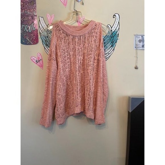 Women's Coco + Jamison Cold Shoulder Sweater - Picture 1 of 5